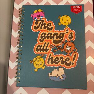 NEW Mr. Men Little Miss Spiral Notebook